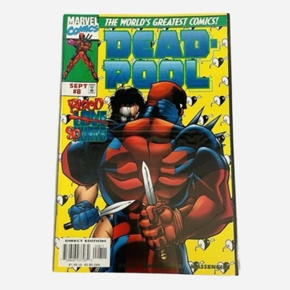 Marvel Comics Deadpool #8 Sept 1997 Blood Love Spurts Kelly Massengill NM New